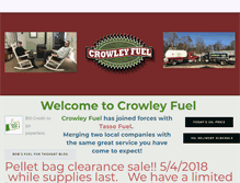 Tablet Screenshot of crowleyfuel.com